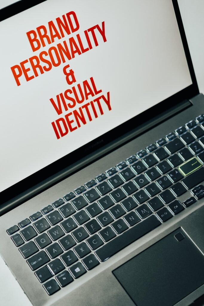 Laptop Screen Reading Brand Personality And Visual Identity